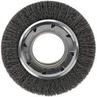 Crimped Wire Wheel Brush - Medium Face, 4-1/4" Dia., 0.012 Fill, 2" Arbor Northern Industrial Supply Inc.