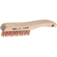 Shoe Handle Scratch Brush, Steel, 4" X 16" Wire Rows, 10" Long Northern Industrial Supply Inc.
