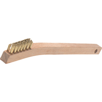 V-Trim Small Handle Scratch Brushes, Brass, 3 x 7 Wire Rows, 7-7/8" Long Northern Industrial Supply Inc.