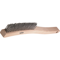 V-Trim Long Handle Scratch Brushes, Stainless Steel, 3 x 19 Wire Rows, 13-3/4" Long Northern Industrial Supply Inc.