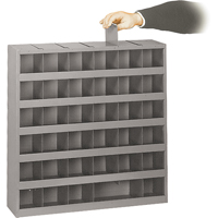 Armoires pour bacs de rangement ajustables, Acier, 36 tiroirs, 23-3/4" x 4-3/4" x 23-3/4", Gris Northern Industrial Supply Inc.