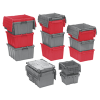 Contenants de distribution Flipak en plastique poly&eacute;thyl&egrave;ne (PE), 19,7" x 11,8" x 7,3", Bleu Northern Industrial Supply Inc.