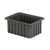 Divider Box, Polyethylene, 9.8" W x 7.3" D x 5" H, Grey Northern Industrial Supply Inc.