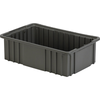 Divider Box, Polyethylene, 16.5" W x 10.9" D x 5" H, Grey Northern Industrial Supply Inc.