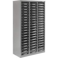 KPC-300 Parts Cabinet, Galvanized Steel, 60 Drawers, 21-3/10" x 10-2/5" x 36-9/10", Grey Northern Industrial Supply Inc.