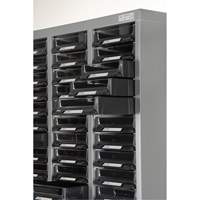 KPC-300 Parts Cabinet, Galvanized Steel, 60 Drawers, 21-3/10" x 10-2/5" x 36-9/10", Grey Northern Industrial Supply Inc.