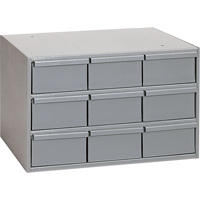 Casiers &agrave; tiroirs industriels, 9 tiroirs, 17-1/4" la x 11-5/8" p x 10-7/8" h, Gris Northern Industrial Supply Inc.