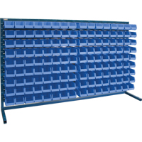 Louvered Rack with Bins, 144 Bins, 72" W x 15" D x 40" H Northern Industrial Supply Inc.
