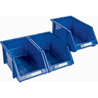 Bac empilable & &agrave; suspendre, 4-13/16" la, 3-3/16" h x 7-1/8" p, Bleu Northern Industrial Supply Inc.