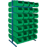 Support stationnaire deux c&ocirc;t&eacute;s pour bacs, 61" la x 56" p x 24" h, 56 bacs Northern Industrial Supply Inc.