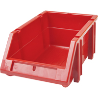 Bac empilable & &agrave; suspendre, 5-7/8" la, 4-11/16" h x 9-13/16" p, Rouge Northern Industrial Supply Inc.