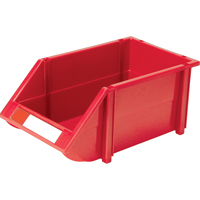 Bac empilable & &agrave; suspendre, 8-3/16" la, 6-3/16" h x 14" p, Rouge Northern Industrial Supply Inc.
