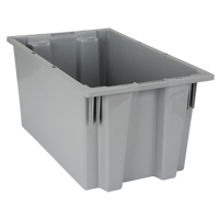 Contenants Stack & Nest, 9" x 18" x 11", Gris Northern Industrial Supply Inc.
