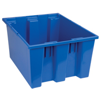Contenants Stack & Nest, 10" x 19,5" x 15,5", Bleu Northern Industrial Supply Inc.