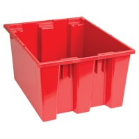 Contenants Stack & Nest, 10" x 19,5" x 15,5", Rouge Northern Industrial Supply Inc.