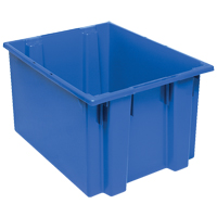 Contenants Stack & Nest, 13" x 23,5" x 19,5", Bleu Northern Industrial Supply Inc.