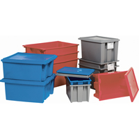 Contenants Stack & Nest, 15" x 29,5" x 19,5", Bleu Northern Industrial Supply Inc.