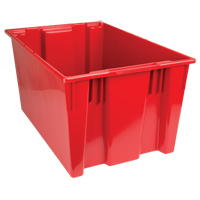 Contenants Stack & Nest, 15" x 29,5" x 19,5", Rouge Northern Industrial Supply Inc.