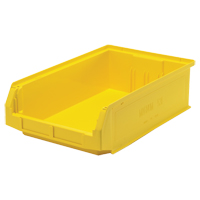 Contenants g&eacute;ants empilables, 12,375" la x 19,75" p x 5,875" h, Jaune Northern Industrial Supply Inc.