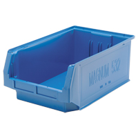 Contenants g&eacute;ants empilables, 12,375" la x 19,75" p x 7,875" h, Bleu Northern Industrial Supply Inc.