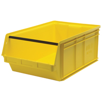 Contenants g&eacute;ants empilables, 18,375" la x 29" p x 11,875" h, Jaune Northern Industrial Supply Inc.
