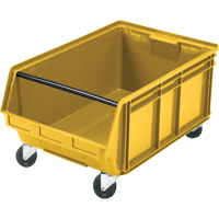 Bac g&eacute;ant empilable et mobile, 11-7/8" ha x 18-3/8" la x 29" p, Capacit&eacute; de 150 lb, Jaune Northern Industrial Supply Inc.