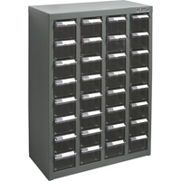 KPC-500 Parts Cabinet, Galvanized Steel, 32 Drawers, 18-1/10" x 8-7/10" x 25-3/5", Grey Northern Industrial Supply Inc.