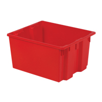 Polylewton Stack-N-Nest&reg; Containers, 13" x 24" x 20", Red Northern Industrial Supply Inc.