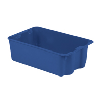 Polylewton Stack-N-Nest&reg; Containers, 7.9" x 24" x 14.1", Blue Northern Industrial Supply Inc.