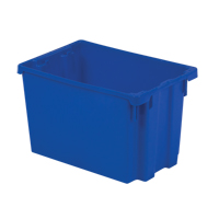 Polylewton Stack-N-Nest&reg; Containers, 12.1" x 19.4" x 12.9", Blue Northern Industrial Supply Inc.