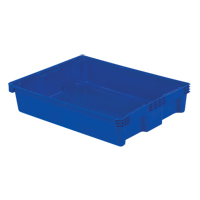 Polylewton Stack-N-Nest&reg; Containers, 6.1" x 29.6" x 22.4", Blue Northern Industrial Supply Inc.