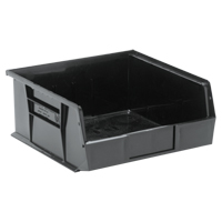Bacs ultra empilable & suspendable, 11" la, 5" h x 10-7/8" p, Noir Northern Industrial Supply Inc.