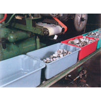Stack-N-Nest&reg; Plexton Containers, 20.1" W x 42.5" D x 14.1" H, Grey Northern Industrial Supply Inc.