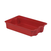Stack-N-Nest&reg; Plexton Containers, 14.8" W x 24.3" D x 5.1" H, Red Northern Industrial Supply Inc.