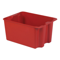 Stack-N-Nest&reg; Plexton Containers, 19.9" W x 27.5" D x 14" H, Red Northern Industrial Supply Inc.