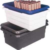 Bacs empilables en crois&eacute;, 16" la x  p x 8,5" h, Gris Northern Industrial Supply Inc.
