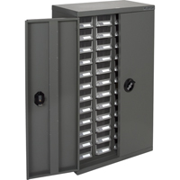 KPC-400 Parts Cabinet, Galvanized Steel, 48 Drawers, 22-3/5" x 10-4/5" x 36-9/10", Grey Northern Industrial Supply Inc.