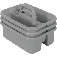 BOITE RANGEMENT,OUTILS,18 1/4X13 3/4X8 3/4,GRIS, 8-3/4" x 13-3/8" x 13-3/8", Gris Northern Industrial Supply Inc.
