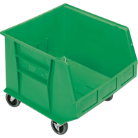Bac mobile, 14" ha x 16-1/2" la x 18" p, Capacit&eacute; de 75 lb, Vert Northern Industrial Supply Inc.