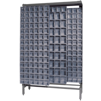 Syst&egrave;me de stockage &agrave; glissi&egrave;re &agrave; bacs basculants autonome, 48" la x 18" p x 77" h, 303 tiroirs Northern Industrial Supply Inc.