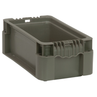 Contenant pliable et empilable, 7" la x 12" p x 5" h, Gris Northern Industrial Supply Inc.