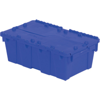 Contenants de distribution Flipak en plastique poly&eacute;thyl&egrave;ne (PE), 19,7" x 11,8" x 7,3", Bleu Northern Industrial Supply Inc.