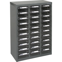 KPC-700 Parts Cabinet, Galvanized Steel, 30 Drawers, 17-1/2" x 8-7/10" x 25-3/10", Grey Northern Industrial Supply Inc.