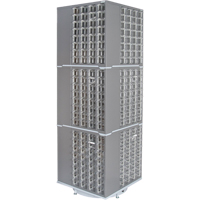 Heavy-Duty Industrial Carousel Drawer Cabinet, Steel, 384 Drawers, 27" W x 27" D x 80" H, Grey Northern Industrial Supply Inc.