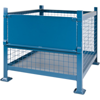 Contenants de vrac empilables, 34,5" la x 40,5" p x 30" h, Capacit&eacute; de 3000 lb Northern Industrial Supply Inc.