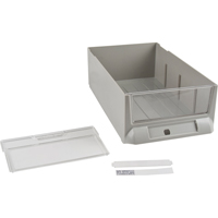 Tiroir de rechange pour armoires de pi&egrave;ces KPC-200, Plastique, 5-3/8" la x 9-13/16" p, 3-3/10" h, Gris Northern Industrial Supply Inc.