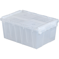 Contenants de distribution Flipak en plastique polypropyl&egrave;ne (PP), 21,8" x 15,2" x 9,3", Transparent Northern Industrial Supply Inc.