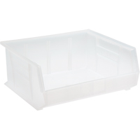 Bac transparent ultra empilable & suspendable, 16-1/2" la, 7" h x 14-3/4" p, Transparent Northern Industrial Supply Inc.