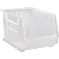 Bac transparent ultra empilable & suspendable, 11" la, 10" h x 18" p, Transparent Northern Industrial Supply Inc.