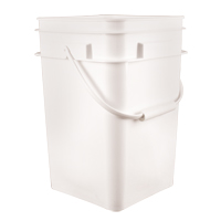 Seau carr&eacute;, Plastique, 4,25 gal. Northern Industrial Supply Inc.